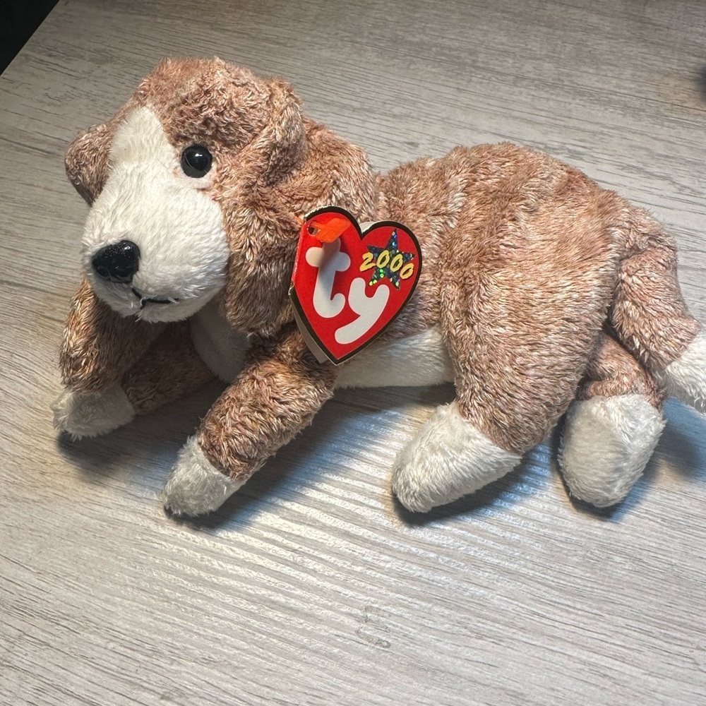 Ty Sniffer Plush with Brown and Cream Fur ❤️‍🔥